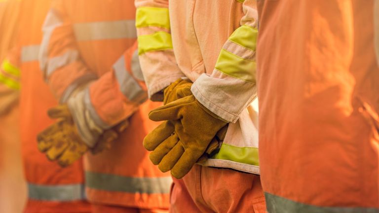 Close Up hand gloves heat resistant